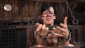 Two sexy ladies experience punishment and rough anal sex